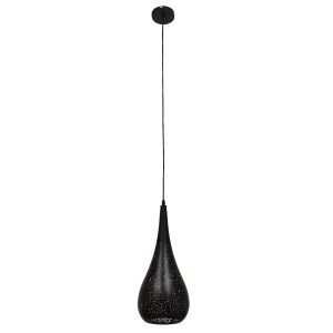 glo-01589-01589_3 GLOBOSTAR® JANIS 01589 ΜΟΝΤΕΡΝΟ ΚΡΕΜΑΣΤΟ ΦΩΤΙΣΤΙΚΟ ΚΑΜΠΑΝΑ ΜΟΝΟΦΩΤΟ 1 X E27 IP20 ΜΑΥΡΟ & Χ
