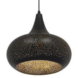 glo-01590-01590_6 GLOBOSTAR® JANIS 01590 ΜΟΝΤΕΡΝΟ ΚΡΕΜΑΣΤΟ ΦΩΤΙΣΤΙΚΟ ΚΑΜΠΑΝΑ ΜΟΝΟΦΩΤΟ 1 X E27 IP20 ΜΑΥΡΟ & Χ