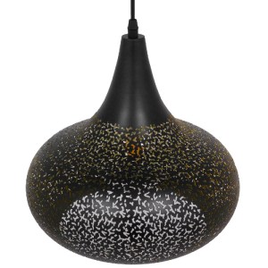 glo-01590-01590_7 GLOBOSTAR® JANIS 01590 ΜΟΝΤΕΡΝΟ ΚΡΕΜΑΣΤΟ ΦΩΤΙΣΤΙΚΟ ΚΑΜΠΑΝΑ ΜΟΝΟΦΩΤΟ 1 X E27 IP20 ΜΑΥΡΟ & Χ
