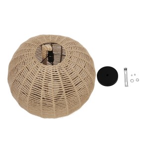 glo-01593-01593_8 GLOBOSTAR® MANDALA 01593 VINTAGE ΚΡΕΜΑΣΤΟ ΦΩΤΙΣΤΙΚΟ ΜΠΑΛΑ ΜΟΝΟΦΩΤΟ 1 X E27 IP20 ΜΠΕΖ ΣΧΟΙΝ