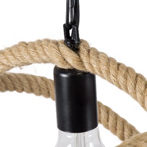 glo-01596-01596_8 GLOBOSTAR® BALANCE 01596 VINTAGE ΚΡΕΜΑΣΤΟ ΦΩΤΙΣΤΙΚΟ ΠΛΕΓΜΑ ΜΟΝΟΦΩΤΟ 1 X E27 IP20 ΜΑΥΡΟ ΜΕΤ