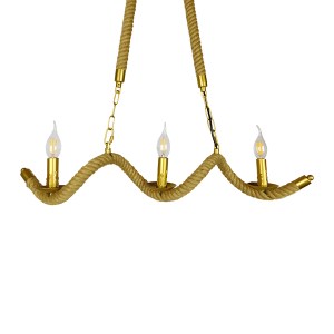 glo-01598-01598_2 GLOBOSTAR® LUXOR 01598 VINTAGE ΚΡΕΜΑΣΤΟ ΦΩΤΙΣΤΙΚΟ ΑΝΑΡΤΗΣΗ ΤΡΙΦΩΤΟ 3 X E14 IP20 ΧΡΥΣΟ ΜΕΤΑ