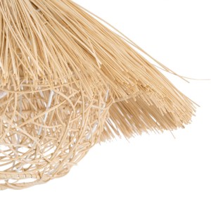 glo-01599-01599_7 GLOBOSTAR® CHEOPE 01599 BOHO ΚΡΕΜΑΣΤΟ ΦΩΤΙΣΤΙΚΟ ΠΛΕΓΜΑ ΜΟΝΟΦΩΤΟ 1 X E27 IP20 ΜΠΕΖ ΞΥΛΟ ΜΕ 