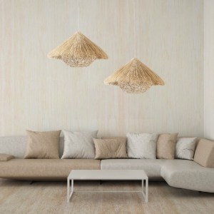 glo-01599-post_160 GLOBOSTAR® CHEOPE 01599 BOHO ΚΡΕΜΑΣΤΟ ΦΩΤΙΣΤΙΚΟ ΠΛΕΓΜΑ ΜΟΝΟΦΩΤΟ 1 X E27 IP20 ΜΠΕΖ ΞΥΛΟ ΜΕ 