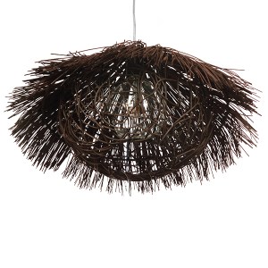 glo-01600-01600_5 GLOBOSTAR® CHEOPE 01600 BOHO ΚΡΕΜΑΣΤΟ ΦΩΤΙΣΤΙΚΟ ΠΛΕΓΜΑ ΜΟΝΟΦΩΤΟ 1 X E27 IP20 ΚΑΦΕ ΞΥΛΟ ΜΕ 