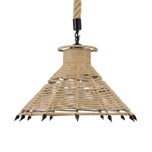 glo-01603-01603_4 GLOBOSTAR® OZERO 01603 BOHO ΚΡΕΜΑΣΤΟ ΦΩΤΙΣΤΙΚΟ ΚΑΜΠΑΝΑ ΜΟΝΟΦΩΤΟ 1 X E27 IP20 ΜΠΕΖ ΣΧΟΙΝΙ -