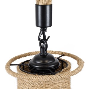 glo-01603-01603_7 GLOBOSTAR® OZERO 01603 BOHO ΚΡΕΜΑΣΤΟ ΦΩΤΙΣΤΙΚΟ ΚΑΜΠΑΝΑ ΜΟΝΟΦΩΤΟ 1 X E27 IP20 ΜΠΕΖ ΣΧΟΙΝΙ -