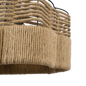 glo-01604-01604_7 GLOBOSTAR® TONDO 01604 BOHO ΚΡΕΜΑΣΤΟ ΦΩΤΙΣΤΙΚΟ ΚΑΠΕΛΟ ΜΟΝΟΦΩΤΟ 1 X E27 IP20 ΜΠΕΖ ΣΧΟΙΝΙ ΜΕ