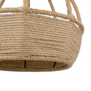 glo-01605-01605_7 GLOBOSTAR® KUBRIC 01605 BOHO ΚΡΕΜΑΣΤΟ ΦΩΤΙΣΤΙΚΟ ΚΑΜΠΑΝΑ ΜΟΝΟΦΩΤΟ 1 X E27 IP20 ΜΠΕΖ ΣΧΟΙΝΙ 