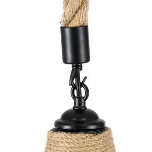 glo-01605-01605_8 GLOBOSTAR® KUBRIC 01605 BOHO ΚΡΕΜΑΣΤΟ ΦΩΤΙΣΤΙΚΟ ΚΑΜΠΑΝΑ ΜΟΝΟΦΩΤΟ 1 X E27 IP20 ΜΠΕΖ ΣΧΟΙΝΙ 