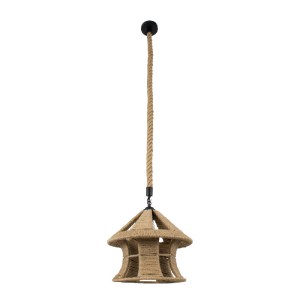 glo-01606-01606_3 GLOBOSTAR® SOLITARIO 01606 BOHO ΚΡΕΜΑΣΤΟ ΦΩΤΙΣΤΙΚΟ ΦΙΓΟΥΡΑ ΜΟΝΟΦΩΤΟ 1 X E27 IP20 ΜΠΕΖ ΣΧΟΙ