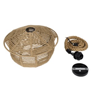 glo-01607-01607_10 GLOBOSTAR® SPIRIT 01607 BOHO ΚΡΕΜΑΣΤΟ ΦΩΤΙΣΤΙΚΟ ΚΑΜΠΑΝΑ ΜΟΝΟΦΩΤΟ 1 X E27 IP20 ΜΠΕΖ ΣΧΟΙΝΙ 