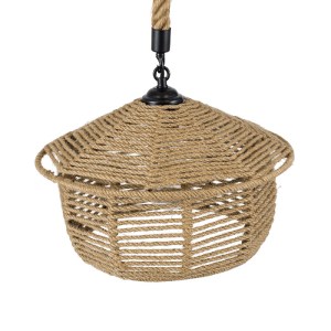 glo-01607-01607_6 GLOBOSTAR® SPIRIT 01607 BOHO ΚΡΕΜΑΣΤΟ ΦΩΤΙΣΤΙΚΟ ΚΑΜΠΑΝΑ ΜΟΝΟΦΩΤΟ 1 X E27 IP20 ΜΠΕΖ ΣΧΟΙΝΙ 