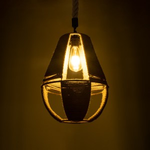 glo-01608-01608_2 GLOBOSTAR® POLIA 01608 BOHO ΚΡΕΜΑΣΤΟ ΦΩΤΙΣΤΙΚΟ ΠΛΕΓΜΑ ΜΟΝΟΦΩΤΟ 1 X E27 IP20 ΜΠΕΖ ΣΧΟΙΝΙ - 