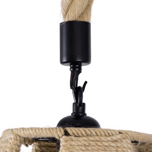 glo-01608-01608_7 GLOBOSTAR® POLIA 01608 BOHO ΚΡΕΜΑΣΤΟ ΦΩΤΙΣΤΙΚΟ ΠΛΕΓΜΑ ΜΟΝΟΦΩΤΟ 1 X E27 IP20 ΜΠΕΖ ΣΧΟΙΝΙ - 