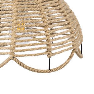 glo-01610-01610_7 GLOBOSTAR® VENIER 01610 BOHO ΚΡΕΜΑΣΤΟ ΦΩΤΙΣΤΙΚΟ ΠΛΕΓΜΑ ΜΟΝΟΦΩΤΟ 1 X E27 IP20 ΜΠΕΖ ΣΧΟΙΝΙ -