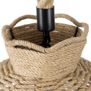 glo-01610-01610_8 GLOBOSTAR® VENIER 01610 BOHO ΚΡΕΜΑΣΤΟ ΦΩΤΙΣΤΙΚΟ ΠΛΕΓΜΑ ΜΟΝΟΦΩΤΟ 1 X E27 IP20 ΜΠΕΖ ΣΧΟΙΝΙ -