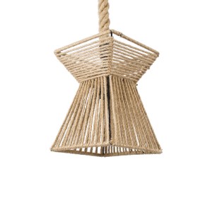 glo-01611-01611_0 GLOBOSTAR® ROUGE 01611 BOHO ΚΡΕΜΑΣΤΟ ΦΩΤΙΣΤΙΚΟ ΠΛΕΓΜΑ ΜΟΝΟΦΩΤΟ 1 X E27 IP20 ΜΠΕΖ ΣΧΟΙΝΙ - 
