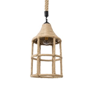 glo-01612-21877d_01612_0 GLOBOSTAR® YUBA 01612 BOHO ΚΡΕΜΑΣΤΟ ΦΩΤΙΣΤΙΚΟ ΠΛΕΓΜΑ ΜΟΝΟΦΩΤΟ 1 X E27 IP20 ΜΠΕΖ ΣΧΟΙΝΙ - Μ