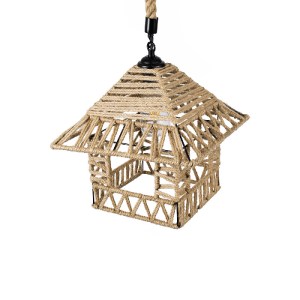 glo-01613-01613_5 GLOBOSTAR® SPIKY 01613 BOHO ΚΡΕΜΑΣΤΟ ΦΩΤΙΣΤΙΚΟ ΦΙΓΟΥΡΑ ΜΟΝΟΦΩΤΟ 1 X E27 IP20 ΜΠΕΖ ΣΧΟΙΝΙ -