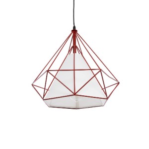glo-01620-01620_6 GLOBOSTAR® KAIRI 01620 ΜΟΝΤΕΡΝΟ ΚΡΕΜΑΣΤΟ ΦΩΤΙΣΤΙΚΟ ΠΛΕΓΜΑ ΜΟΝΟΦΩΤΟ 1 X E27 IP20 ΚΟΚΚΙΝΟ ΜΕ