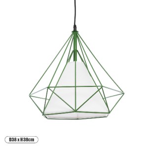 glo-01622-01622_0 GLOBOSTAR® KAIRI 01622 ΜΟΝΤΕΡΝΟ ΚΡΕΜΑΣΤΟ ΦΩΤΙΣΤΙΚΟ ΠΛΕΓΜΑ ΜΟΝΟΦΩΤΟ 1 X E27 IP20 ΠΡΑΣΙΝΟ ΜΕ