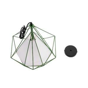 glo-01622-01622_10 GLOBOSTAR® KAIRI 01622 ΜΟΝΤΕΡΝΟ ΚΡΕΜΑΣΤΟ ΦΩΤΙΣΤΙΚΟ ΠΛΕΓΜΑ ΜΟΝΟΦΩΤΟ 1 X E27 IP20 ΠΡΑΣΙΝΟ ΜΕ