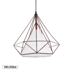 glo-01623-01623_0 GLOBOSTAR® KAIRI 01623 ΜΟΝΤΕΡΝΟ ΚΡΕΜΑΣΤΟ ΦΩΤΙΣΤΙΚΟ ΠΛΕΓΜΑ ΜΟΝΟΦΩΤΟ 1 X E27 IP20 ΧΑΛΚΙΝΟ ΜΕ