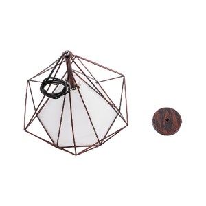 glo-01623-01623_10 GLOBOSTAR® KAIRI 01623 ΜΟΝΤΕΡΝΟ ΚΡΕΜΑΣΤΟ ΦΩΤΙΣΤΙΚΟ ΠΛΕΓΜΑ ΜΟΝΟΦΩΤΟ 1 X E27 IP20 ΧΑΛΚΙΝΟ ΜΕ