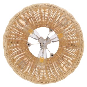glo-01624-01624_7 GLOBOSTAR® DE LA MER 01624 BOHO ΚΡΕΜΑΣΤΟ ΦΩΤΙΣΤΙΚΟ ΚΑΜΠΑΝΑ ΤΡΙΦΩΤΟ 3 X E27 IP20 ΚΑΦΕ ΞΥΛΟ 