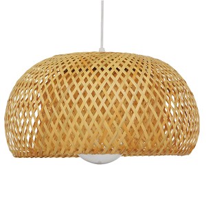 glo-01626-01626_4 GLOBOSTAR® SAN TROPEZ 01626 BOHO ΚΡΕΜΑΣΤΟ ΦΩΤΙΣΤΙΚΟ ΠΛΕΓΜΑ ΜΟΝΟΦΩΤΟ 1 X E27 IP20 ΜΠΕΖ ΞΥΛΟ