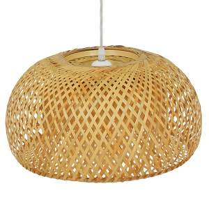glo-01626-01626_5 GLOBOSTAR® SAN TROPEZ 01626 BOHO ΚΡΕΜΑΣΤΟ ΦΩΤΙΣΤΙΚΟ ΠΛΕΓΜΑ ΜΟΝΟΦΩΤΟ 1 X E27 IP20 ΜΠΕΖ ΞΥΛΟ