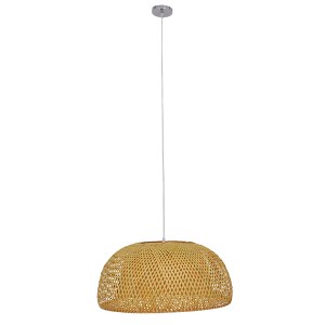 glo-01627-01627_3 GLOBOSTAR® SAN TROPEZ 01627 BOHO ΚΡΕΜΑΣΤΟ ΦΩΤΙΣΤΙΚΟ ΠΛΕΓΜΑ ΜΟΝΟΦΩΤΟ 1 X E27 IP20 ΜΠΕΖ ΞΥΛΟ