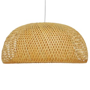 glo-01627-01627_4 GLOBOSTAR® SAN TROPEZ 01627 BOHO ΚΡΕΜΑΣΤΟ ΦΩΤΙΣΤΙΚΟ ΠΛΕΓΜΑ ΜΟΝΟΦΩΤΟ 1 X E27 IP20 ΜΠΕΖ ΞΥΛΟ