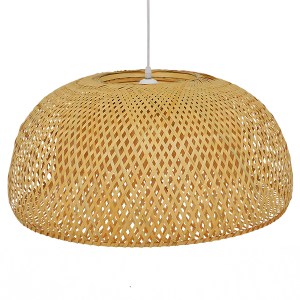 glo-01627-01627_5 GLOBOSTAR® SAN TROPEZ 01627 BOHO ΚΡΕΜΑΣΤΟ ΦΩΤΙΣΤΙΚΟ ΠΛΕΓΜΑ ΜΟΝΟΦΩΤΟ 1 X E27 IP20 ΜΠΕΖ ΞΥΛΟ