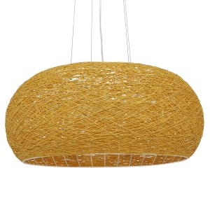 glo-01628-01628_0 GLOBOSTAR® FIJI INCASS 01628 VINTAGE ΚΡΕΜΑΣΤΟ ΦΩΤΙΣΤΙΚΟ ΚΑΜΠΑΝΑ ΠΟΛΥΦΩΤΟ 5 X E27 IP20 ΜΠΕΖ
