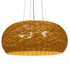 glo-01628-01628_2 GLOBOSTAR® FIJI INCASS 01628 VINTAGE ΚΡΕΜΑΣΤΟ ΦΩΤΙΣΤΙΚΟ ΚΑΜΠΑΝΑ ΠΟΛΥΦΩΤΟ 5 X E27 IP20 ΜΠΕΖ