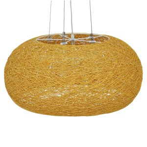 glo-01628-01628_5 GLOBOSTAR® FIJI INCASS 01628 VINTAGE ΚΡΕΜΑΣΤΟ ΦΩΤΙΣΤΙΚΟ ΚΑΜΠΑΝΑ ΠΟΛΥΦΩΤΟ 5 X E27 IP20 ΜΠΕΖ