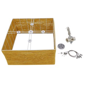 glo-01629-01629_9 GLOBOSTAR® INCASS 01629 VINTAGE ΚΡΕΜΑΣΤΟ ΦΩΤΙΣΤΙΚΟ ΑΝΑΡΤΗΣΗ ΠΟΛΥΦΩΤΟ 5 X E27 IP20 ΜΠΕΖ RAT
