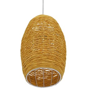glo-01631-01631_6 GLOBOSTAR® INCASS 01631 VINTAGE ΚΡΕΜΑΣΤΟ ΦΩΤΙΣΤΙΚΟ ΑΝΑΡΤΗΣΗ ΜΟΝΟΦΩΤΟ 1 X E27 IP20 ΜΠΕΖ RAT