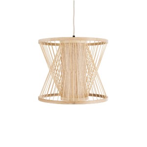 glo-01632-01632_6 GLOBOSTAR® HIBISCUS 01632 BOHO ΚΡΕΜΑΣΤΟ ΦΩΤΙΣΤΙΚΟ ΚΑΠΕΛΟ ΜΟΝΟΦΩΤΟ 1 X E27 IP20 ΜΠΕΖ ΞΥΛΟ -