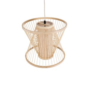 glo-01632-01632_8 GLOBOSTAR® HIBISCUS 01632 BOHO ΚΡΕΜΑΣΤΟ ΦΩΤΙΣΤΙΚΟ ΚΑΠΕΛΟ ΜΟΝΟΦΩΤΟ 1 X E27 IP20 ΜΠΕΖ ΞΥΛΟ -