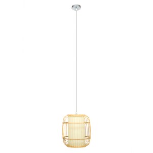 glo-01633-01633_3 GLOBOSTAR® HIBISCUS 01633 BOHO ΚΡΕΜΑΣΤΟ ΦΩΤΙΣΤΙΚΟ ΑΝΑΡΤΗΣΗ ΜΟΝΟΦΩΤΟ 1 X E27 IP20 ΜΠΕΖ ΞΥΛΟ
