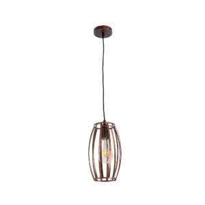 glo-01639-01639_4 GLOBOSTAR® ZEBRA 01639 VINTAGE ΚΡΕΜΑΣΤΟ ΦΩΤΙΣΤΙΚΟ ΠΛΕΓΜΑ ΜΟΝΟΦΩΤΟ 1 X E27 IP20 ΧΑΛΚΙΝΟ ΜΕΤ