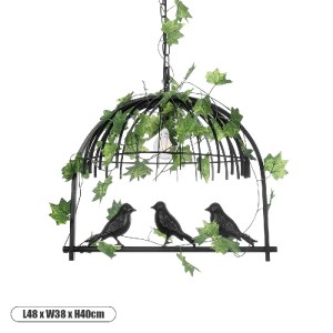 glo-01640-01640_0 GLOBOSTAR® NEST 01640 VINTAGE ΚΡΕΜΑΣΤΟ ΦΩΤΙΣΤΙΚΟ ΦΙΓΟΥΡΑ ΜΟΝΟΦΩΤΟ 1 X E27 IP20 ΜΑΥΡΟ ΜΕΤΑΛ