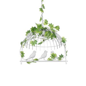 glo-01641-01641_6 GLOBOSTAR® NEST 01641 VINTAGE ΚΡΕΜΑΣΤΟ ΦΩΤΙΣΤΙΚΟ ΦΙΓΟΥΡΑ ΜΟΝΟΦΩΤΟ 1 X E27 IP20 ΛΕΥΚΟ ΜΕΤΑΛ