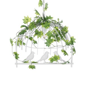 glo-01641-01641_7 GLOBOSTAR® NEST 01641 VINTAGE ΚΡΕΜΑΣΤΟ ΦΩΤΙΣΤΙΚΟ ΦΙΓΟΥΡΑ ΜΟΝΟΦΩΤΟ 1 X E27 IP20 ΛΕΥΚΟ ΜΕΤΑΛ