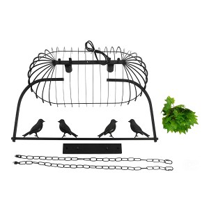 glo-01643-01643_8 GLOBOSTAR® NEST 01643 VINTAGE ΚΡΕΜΑΣΤΟ ΦΩΤΙΣΤΙΚΟ ΦΙΓΟΥΡΑ ΔΙΦΩΤΟ 2 X E27 IP20 ΜΑΥΡΟ ΜΕΤΑΛΛΟ