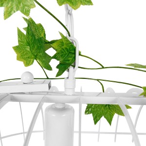 glo-01644-01644_6 GLOBOSTAR® NEST 01644 VINTAGE ΚΡΕΜΑΣΤΟ ΦΩΤΙΣΤΙΚΟ ΦΙΓΟΥΡΑ ΔΙΦΩΤΟ 2 X E27 IP20 ΛΕΥΚΟ ΜΕΤΑΛΛΟ