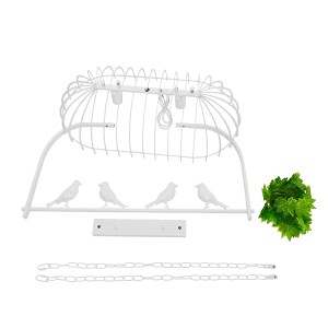 glo-01644-01644_9 GLOBOSTAR® NEST 01644 VINTAGE ΚΡΕΜΑΣΤΟ ΦΩΤΙΣΤΙΚΟ ΦΙΓΟΥΡΑ ΔΙΦΩΤΟ 2 X E27 IP20 ΛΕΥΚΟ ΜΕΤΑΛΛΟ